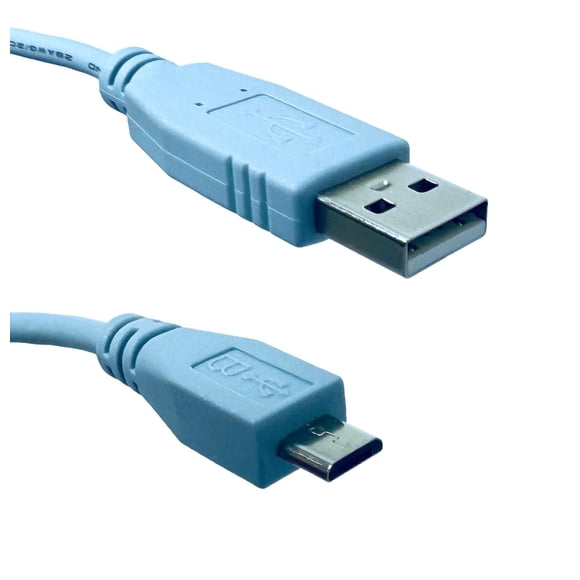 Cable de Consola Aexus Cisco Azul USB tipo A a Micro-B de 6 Pies USB 2.0