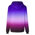 thumbnail image 5 of Frostluinai Gradient Hoodies for Women Oversized Long Sleee Drop Shoulder Sweatshirts Loose Fit Fall Pullover Comzy Hoodies with Pocket, 5 of 5