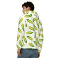 thumbnail image 4 of Uemuo Corns for Men's Fashion Full-zip Hoodies & Sweatshirts with Kangaroo Pocket, Zip-up Hooded Sweatshirt, Moisture Wicking & Breathable-3X-Large, 4 of 5