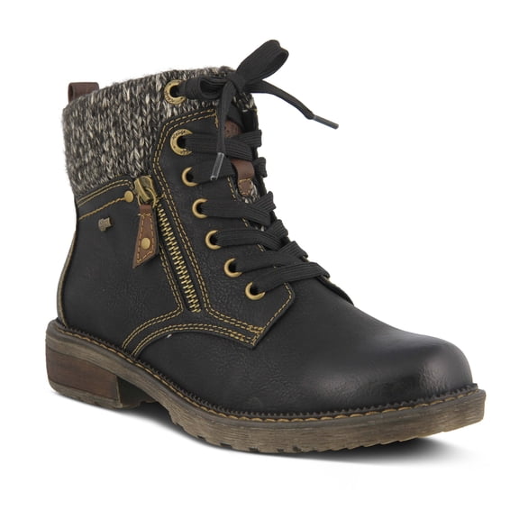 Spring Step Relife Khazera Women's Waterproof Ankle Boots with Full-Length Zipper – Western Outdoor Style