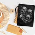 thumbnail image 3 of HELLHERO Skull Pattern 1pcs Book Sleeve Protector with Decorative Design Gift Bag Easy Carry Book Case Book Storage Bag with Book Protection, 3 of 8