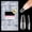 Long Coffin, variant on Geohope 504Pcs Short Almond Gel Nail Tips Full Cover Press on Fake Nails 12 Sizes Clear Soft Gel Tips