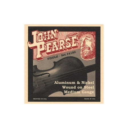 John Pearse 4100 Flat Wound Fiddle Strings