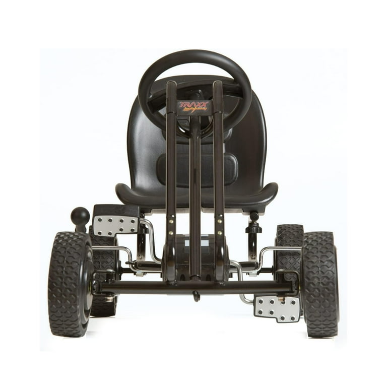hauck Lightning Ergonomic Pedal Ride-On Go Kart for Kids, Black