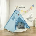 thumbnail image 3 of N Large Teepee Cotton Canvas Tent play House, 3 of 5