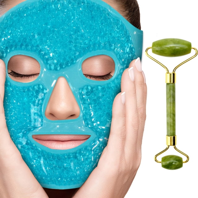 Set de belleza Ice Face Mask + Jade Roller Perfecore