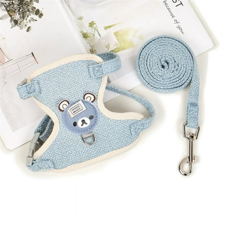 New pet products dog leash vest adjustable teddy small dog chest strap walking cat rabbit