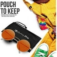 thumbnail image 6 of Sunny Pro Retro Round Sunglasses Small Colored Lens Hippie John Lennon Glasses, 6 of 7