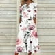 thumbnail image 1 of Puntoco Vestido De Manga Corta Con Cuello En V, Vestido De Bolsillo De Manga Corta Con Botones Y Cuello En V Estampado Para Mujer Rosa (31402) Xl, 1 of 5