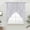 LightGray, variant on Floral Patterns Swag Valances for Windows, Kitchen Curtains 36 Inch Length 2 Panels Set, Silver White Flowers Leaves Aesthetic Short Curtains for Small Windows Rod Pocket Cafe Curtains Drapes 28"x36"