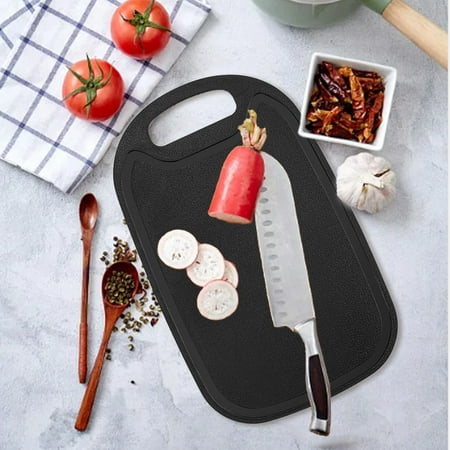 

Nsxcdh Plastic Cutting Boards For Kitchen Dishwasher Safe Double-sided Design Extra Large Cutting Board For Meat Easy Grip Handle Non-Slip With Grinding Area