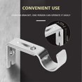 thumbnail image 2 of Adjustable Curtain Rod Bracket Heavy Duty Extendable Curtain Bracket for Wall, 2 of 5