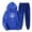 Blue, variant on JURANMO Track Suit for Women 2 Piece Set, Two Piece Outfits Sweatsuits Set Long Sleeve Pullover Hoodie and Jogger Sweatpants Dandelion Print Lounge Sets Pink M