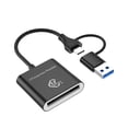 thumbnail image 1 of Lector de tarjetas Cfe tipo B compatible con USB 3.2 Gen. Lector de tarjetas de memoria para cámara multifuncional para portátil con interfaz USB C y, 1 of 9