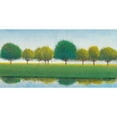 thumbnail image 3 of OToole, Tim 14x9 Black Modern Framed Museum Art Print Titled - Trees in a Line II, 3 of 5