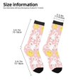 thumbnail image 2 of Fuzoiu Rabbit And Chick Print Kids Socks For Boys Girls,Grip Crew Socks with Non Slip,Lightweight Stretch Crew Socks,Toddlers Crew Boot Socks, 2 of 5