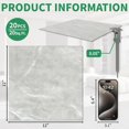 thumbnail image 2 of 40 Pack Cover 40 Sq.Ft Peel and Stick Floor Tiles, 12” x 12” Self Adhesive Vinyl Flooring Easy DIY Installation for Kitchen, Living Room, Laundry, RV, Light Grey Marble, 2 of 16