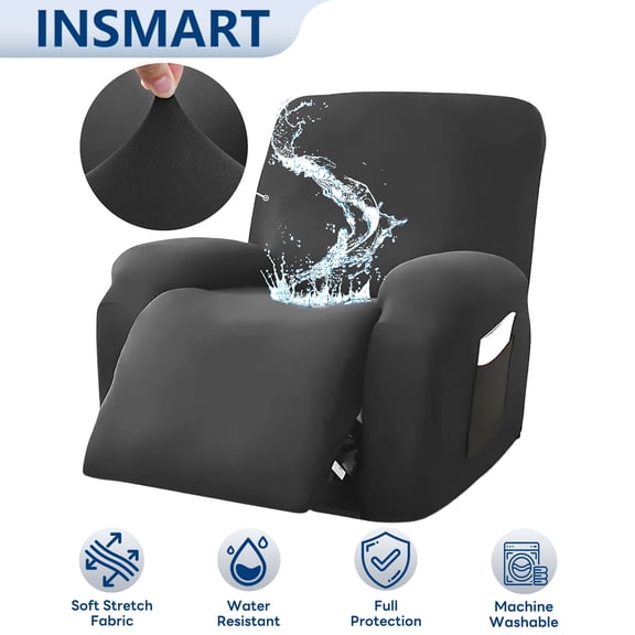 INSMART Sofa Cover,Stretch Sofa Couch Slipcover Furniture Protector,Universal Recliner Cover,Waterproof Armchair Covers for Living Room