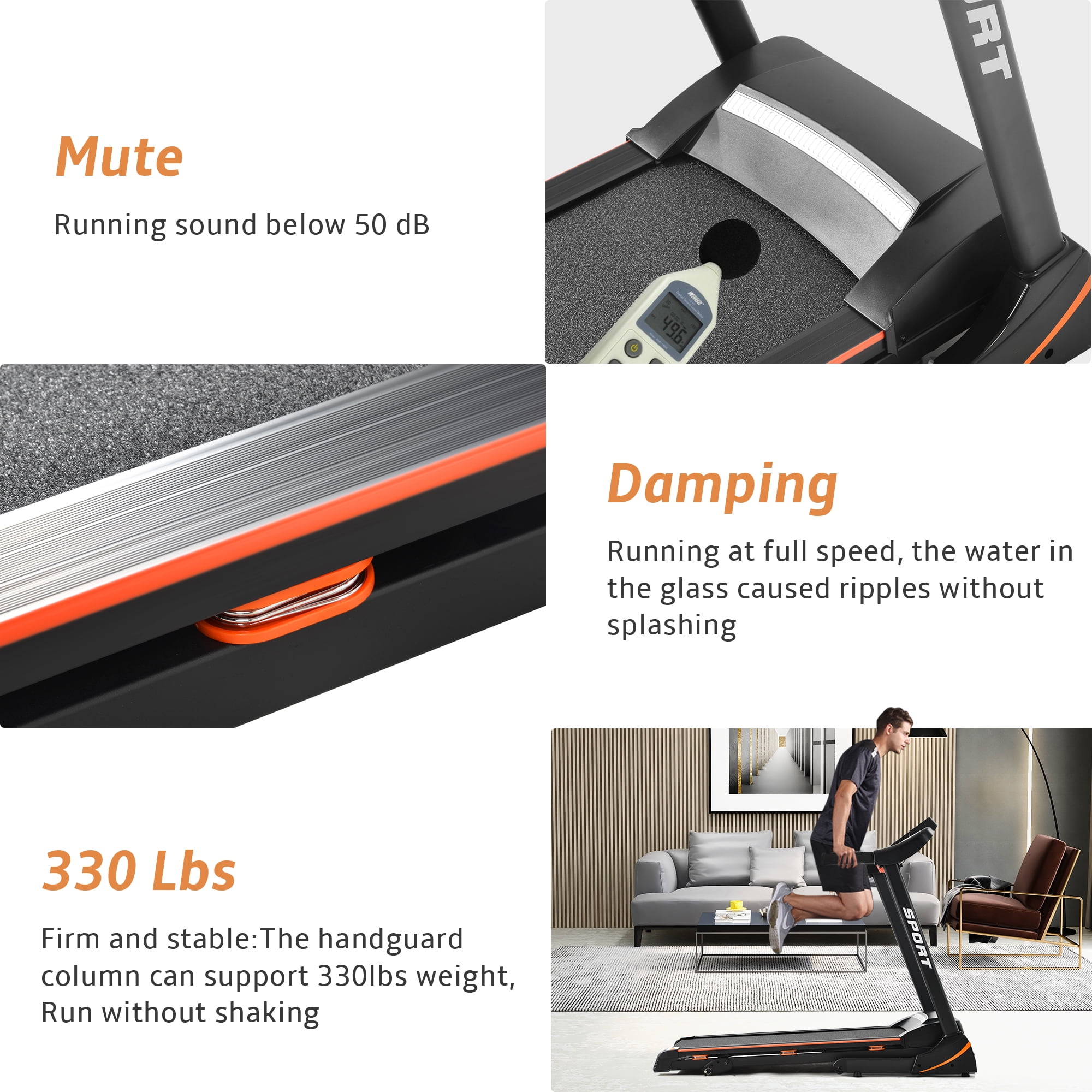 Segmart folding treadmill sale