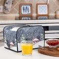 thumbnail image 4 of Cauagu Watercolor Winter Landscape For Christmas for 4 Slice Toaster Cover (11.4''×7.9''×7.5'') Bread Machine Cover Toaster Protector Kitchen Appliance Dust Cover, 4 of 7