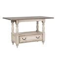 thumbnail image 4 of Liberty Furniture Magnolia Manor Antique White Gathering Table, 4 of 10