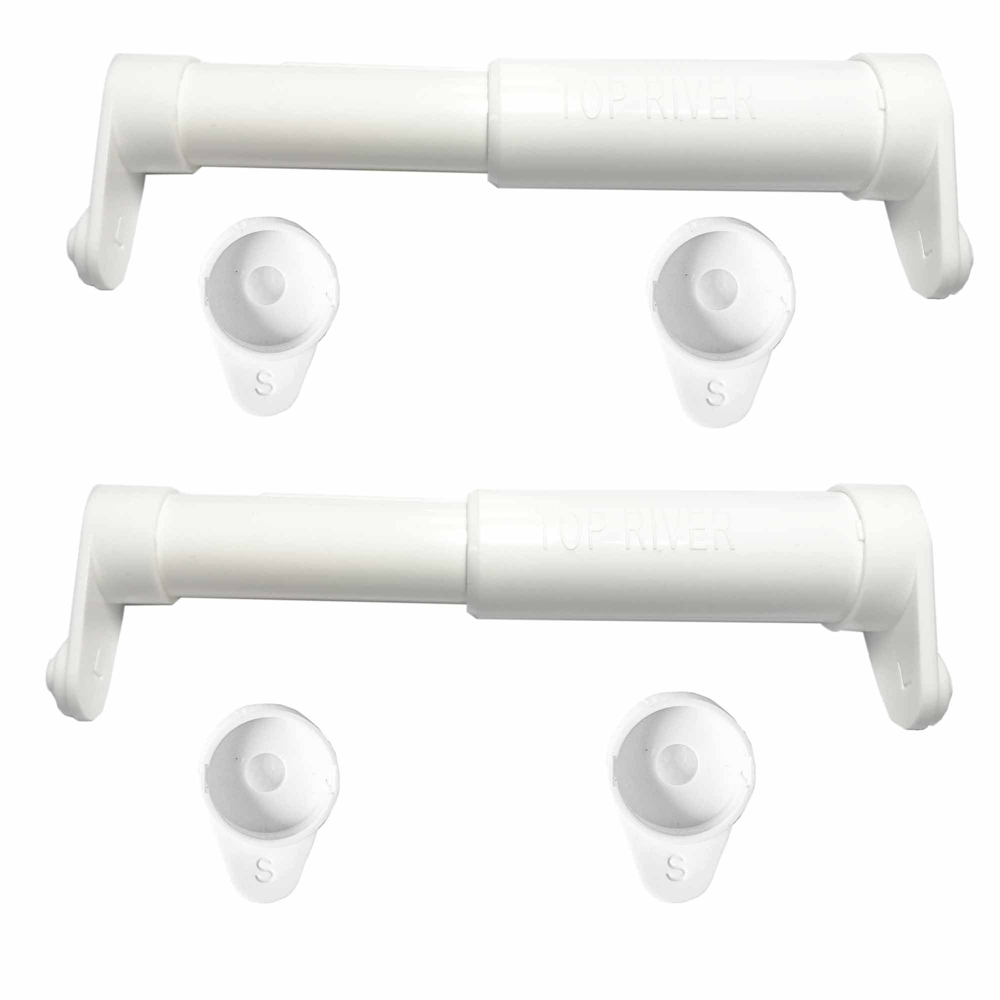 Toilet Paper Holder with Extender Adaptor, Fit Double Rolls and Triple