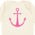 thumbnail image 4 of Inktastic Anchor Nautical Pink Girls Long Sleeve Baby Bodysuit, 4 of 5