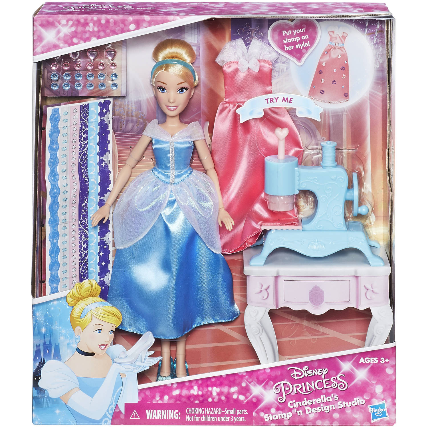 Disney Princess Cinderella\'S Stamp \'N Design Studio - image 2 of 12