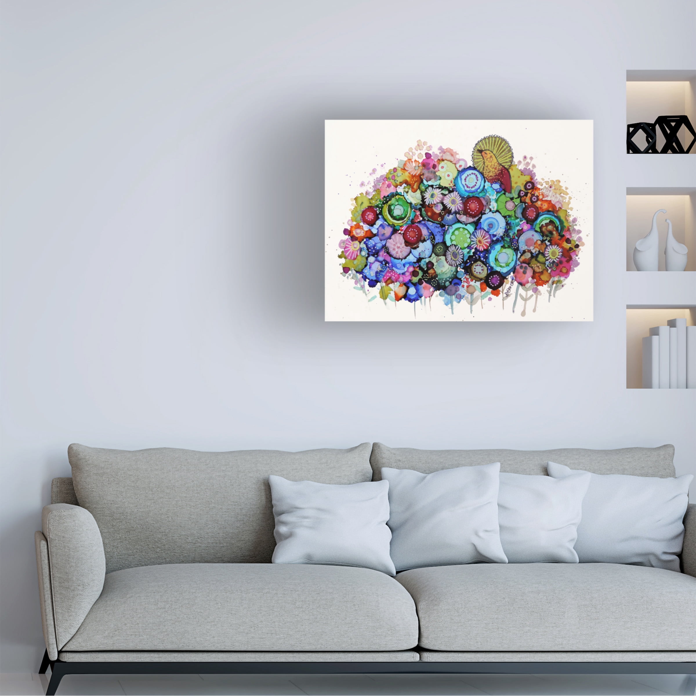 Sylvie Demers 'Nature Je Te Connais Comme Divine' Canvas Art