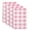 Pink, variant on Vintage Farmhouse Kitchen Towels, Absorbent Microfiber Kitchen Dish Hand Tea Bath Towel, Black and White Checkered Quick Dry Cleaning Cloth Dishclothes Decorative Sets, (4-PC, 18x28)