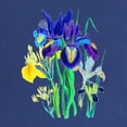 thumbnail image 2 of CafePress - Blue And Yellow Iris By Lou Maternity Dark T Shirt - Maternity Dark T-Shirt, 2 of 3