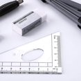 thumbnail image 4 of Zirkel&geometrie Kit Set Kit de geometría matemática Suministros para estudiantes Mit Bruchsicheren Aufbewahrungsbox,inkl,winkelmesser,kompass,bleistift Fhren Minen,bleisti, 4 of 4
