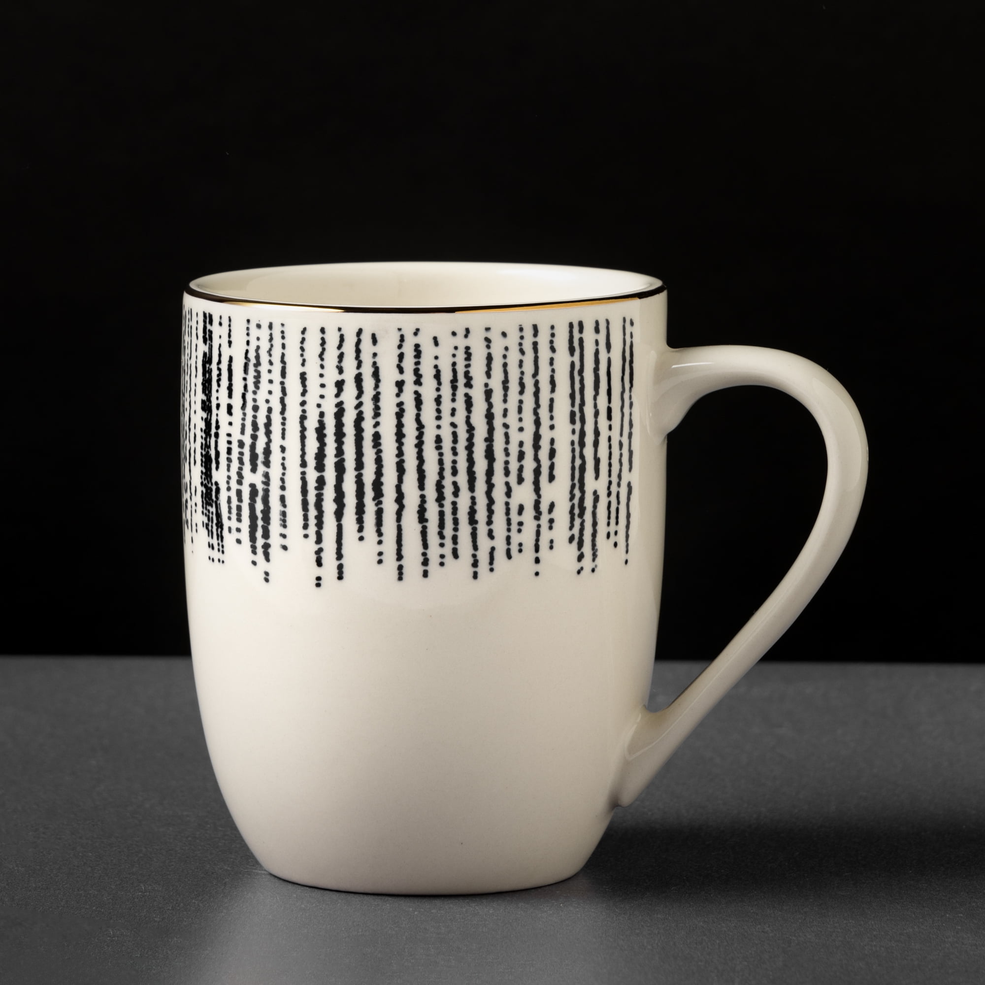 (2 pack) Thyme & Table 15 fl oz Riley Stoneware Mug