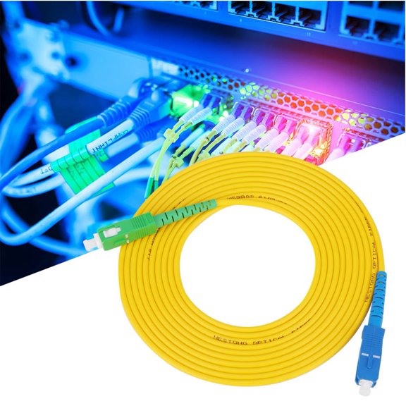 Fibra óptica, Cable De Fibra, Fácil De Soldar Instrumentación Amarilla Sistemas De Comunicación De Fibra óptica Para Red LAN De Fibra óptica CATV