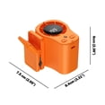 thumbnail image 3 of 2026 Car Clip on Air Conditioner Fan with LED Display,Portable Mini Cooling System for AutoVehicle,360 Rotation,199 Speeds Adjustable,USB Rechargeable Personal Cooling MiniFans for Umbrella,Office, 3 of 8