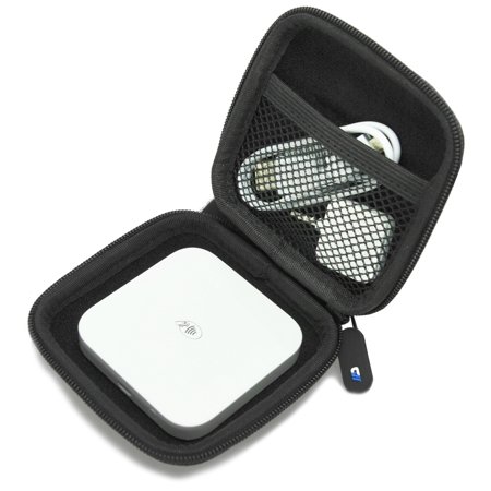 Portable Credit Card Scanner Case Fits Square Contactless Chip Reader A-SKU-0113 With USB (Best Credit Card With Chip)