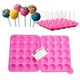 thumbnail image 1 of Molde para paletas de silicona de 20 capacidades, palitos redondos de 20 cavidades para Chocolate, caramelo duro, molde para hacer paletas de Chocolate, 1 of 5