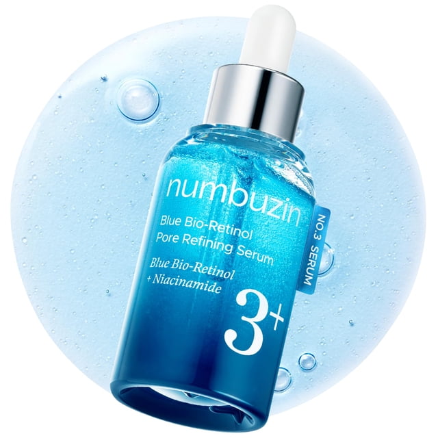 Sérum Numbuzin No.3 Blue Bio-Retinol Refinador de Poros, 30 ml