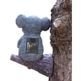 thumbnail image 2 of Abrazador de árbol de koala sentado con luz LED solar, estatua de jardín de libro de lectura de koala, figura de animal de resina para decoración al aire libre, 2 of 5