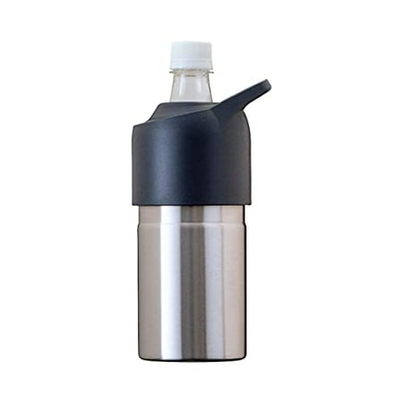 

Atlas Bottle-in-Bottle PET Bottle Holder With Cold Insulation Handle Vacuum Insulation 500ml-650ml Silver ABIB-CSV