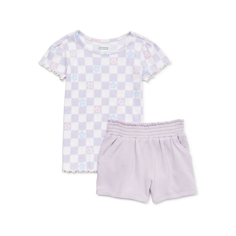 Garanimals Baby and Toddler Girls Mix and Match Outfit Kid Pack, 8