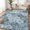Blue, variant on Hasoo Washable Living Room Area Rug 8x10 ft Large Modern Floral Soft Stain Resistant Indoor Gray/Brown Carpet