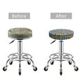 thumbnail image 4 of Goofa Sunflowers Printed Stool Covers Round, Waterproof Round Bar Stool Covers Anti-Slip Round Bar Stool Seat Cover with Elastic Bands Durable -, 4 of 7