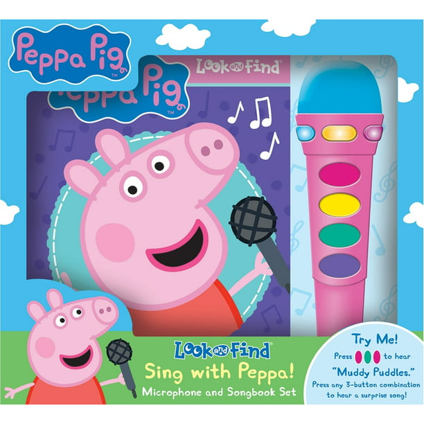 Peppa Pig: Sing with Peppa! Look and Find Microphone and Songbook Set  (Mixed media product) 