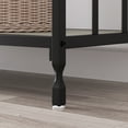 thumbnail image 6 of 105*30*81 Console Table, Sofa Tables Narrow Entryway Table with Glass Shelf and Metal Frame, 41.5” Behind Couch Table Industrial Hallway Table for Living Room, Foyer, Bedroom, Retro, 6 of 8