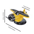 thumbnail image 3 of Drifting Solar Rotating Airplane Ornament Car Interior Accessory Novelty Vehicle Decoration, 3 of 4