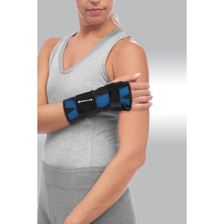 Mueller X-Stay Wrist Stabilizer Brace, Black, Small/Medium photo 4