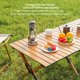 thumbnail image 4 of Mesa Enrollable, Mesa De Picnic Plegable Multifuncional, Hierro Estable, Ligero Y Elegante Con Bolsa De Almacenamiento Para Fiesta, 4 of 7