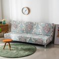 thumbnail image 4 of AMERTEER Stretch Sofa Slipcover Furniture Protector Without Armrests Armless Futon Cover for Bedroom - Simple style, 4 of 6