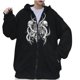 thumbnail image 2 of Pntutb, sudadera de calavera oscura de otoño/invierno para mujer, sudadera con capucha para hombre y mujer, sudadera gótica de pareja Harajuku, sudadera con cremallera de gran tamaño, liquidación Pntutb Pntutb-2203, 2 of 9